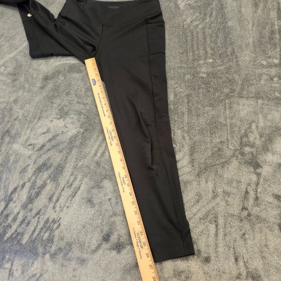 mountain hardwear Womens Medium mountain Stretch leggings black 1942641 UPF 50 - Picture 11 of 12